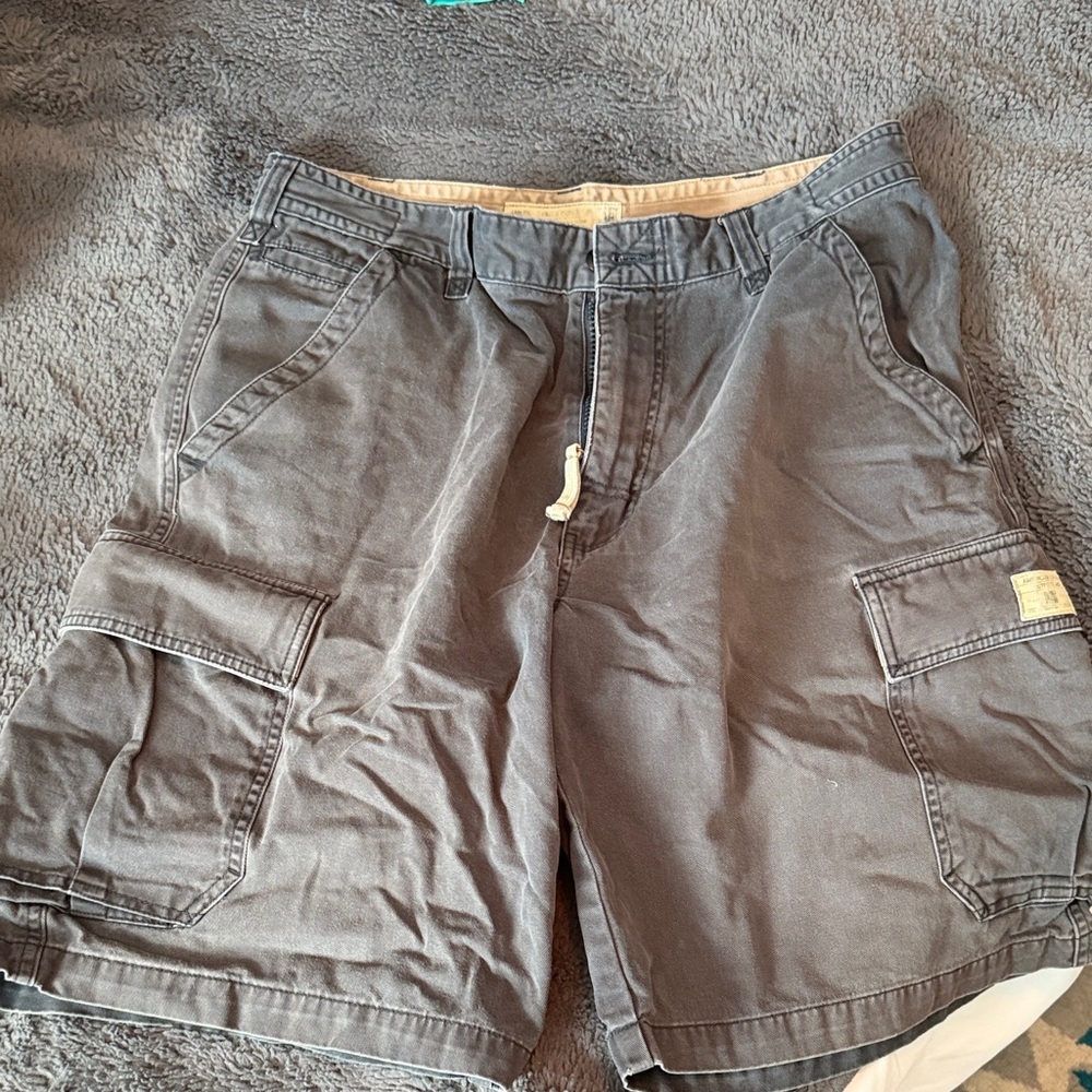 American Eagle Outfitters Dark Gray Cargo Shorts